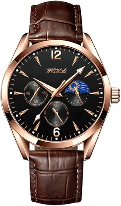 Classic Rose Gold-Tone Analog Quartz Watch